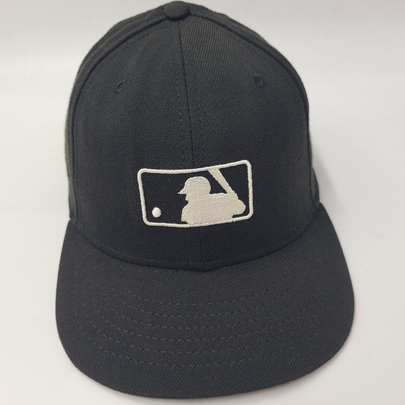 Vintage Umpire Hat Fitted 7 1/2 New Era 59Fifty MLB Batter Man Logo Wool Men